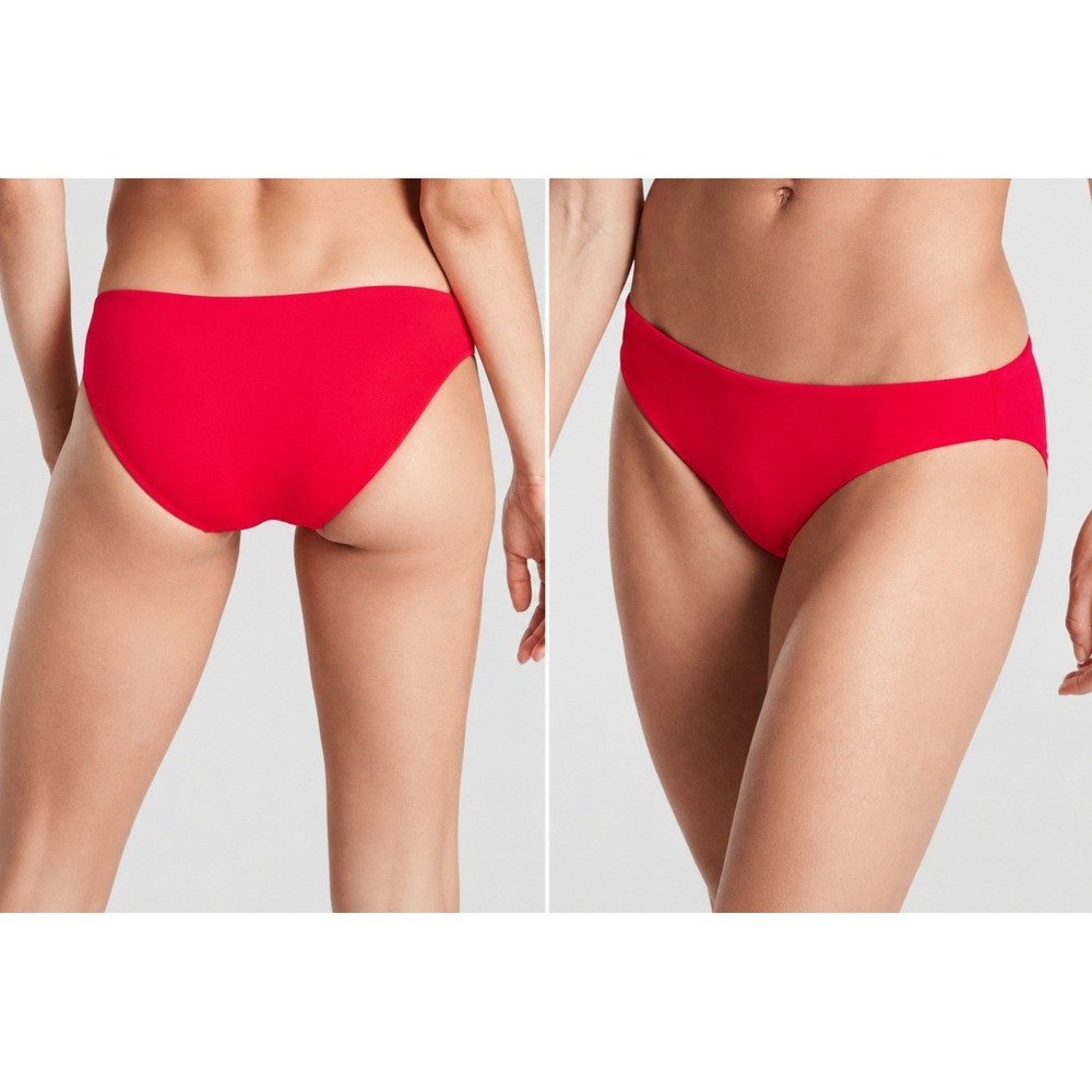 NWT Athleta Clean Medium Bikini Bottom Swimwear Swim Bottoms Small UPF Quick Dry